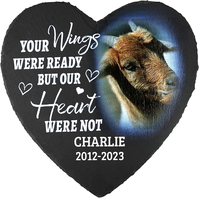 ODB Goat Memorial Stone & Gifts - Cemetery Decorations, Grave Markers for Goat Lovers