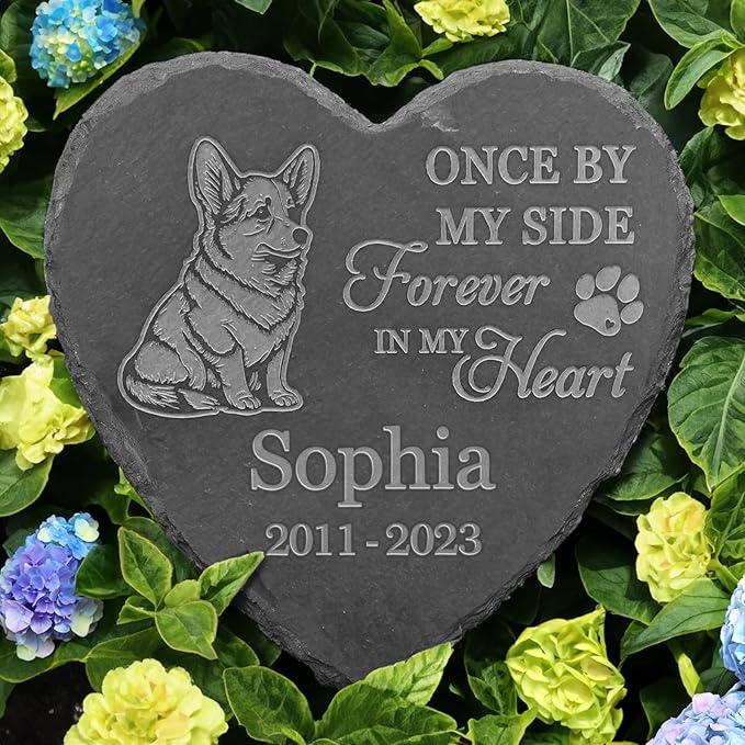 Corgi Memorial Gifts, Corgi Memorial Stone, Corgi Keepsake, in Loving Memory Corgi