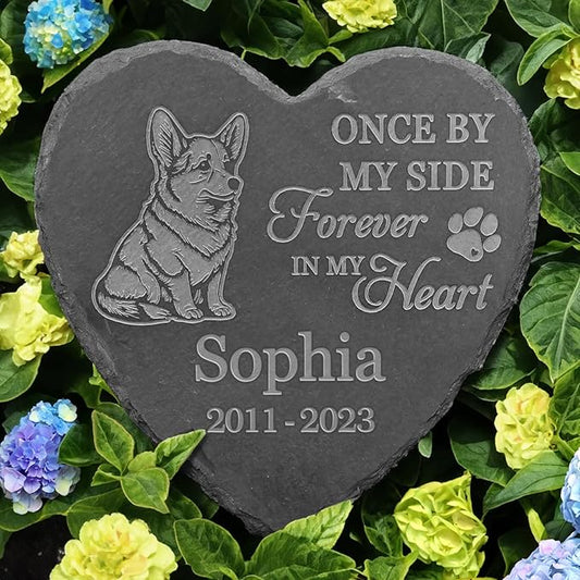 Corgi Memorial Gifts, Corgi Memorial Stone, Corgi Keepsake, in Loving Memory Corgi