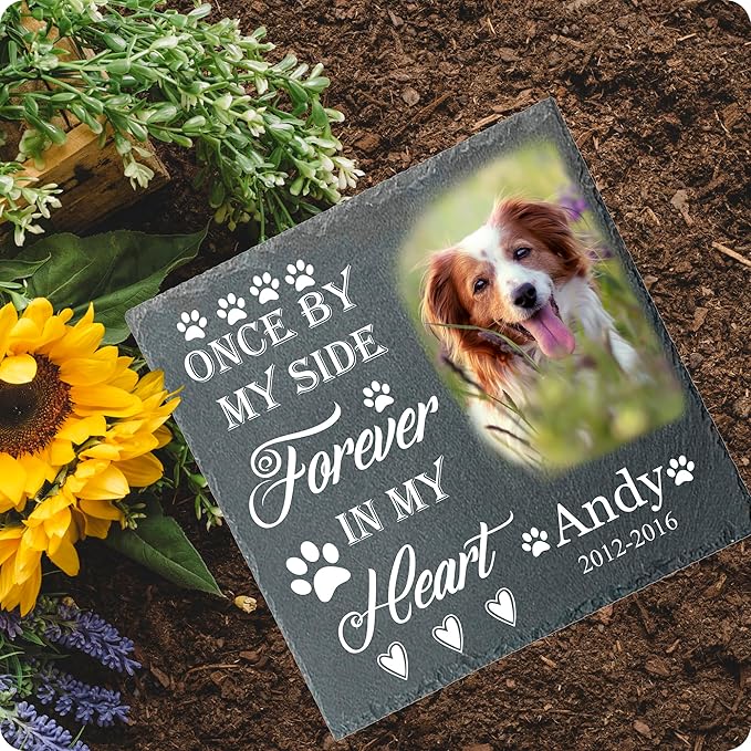 Memorial Gifts for Loss of Dog Custom Dog Memorial Stone, Pet Memorial Gifts, Pet Memorial Stones, Cemetery Decorations for Graves, Cat Memorial Gifts