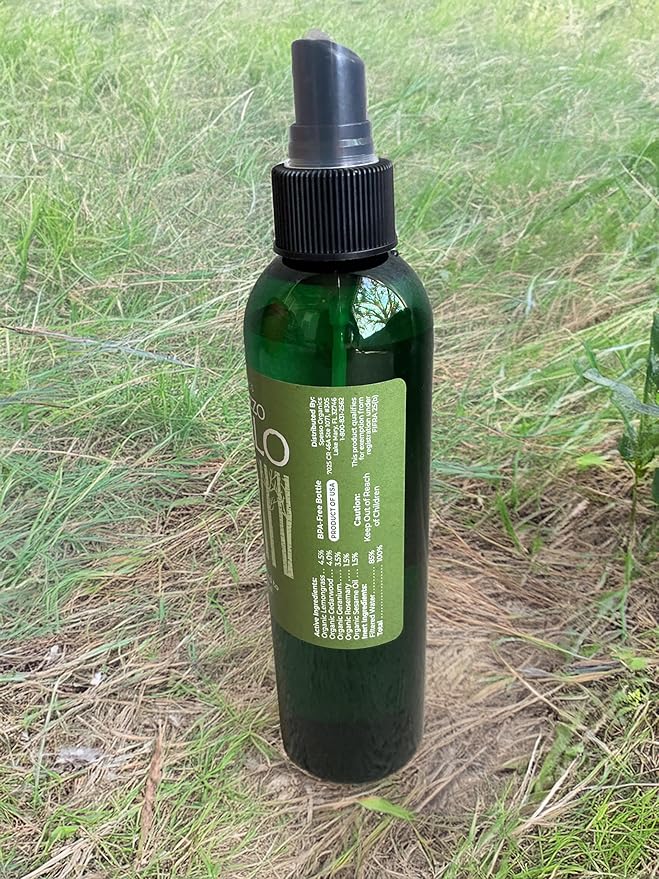 Repello Flea and Tick Spray for Dogs - Gentle & Effective Against Mosquitoes, Ticks, and Fleas - Made with Pure Organic Essential Oils