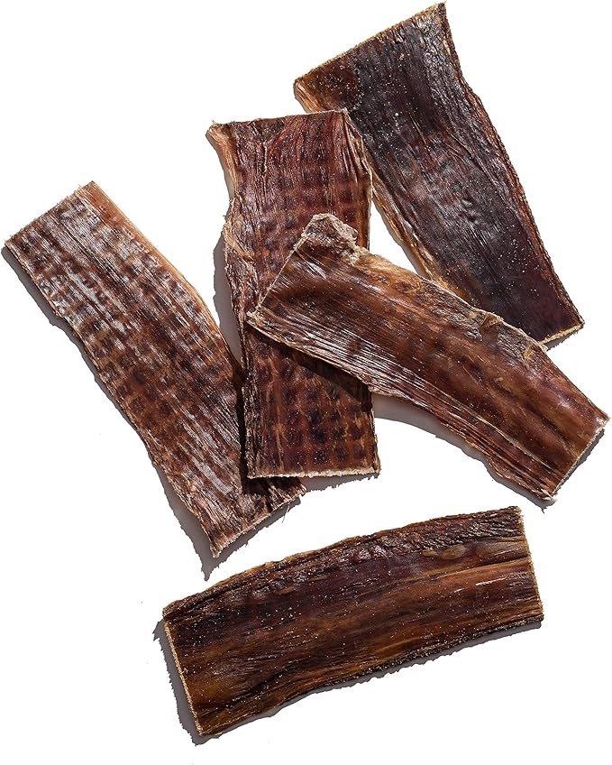 Jack&Pup Beef Jerky for Dogs (25 Pack) 6" Esophagus Dog Treats, Beef Gullet Sticks for Dogs, Long Lasting Dog Chews