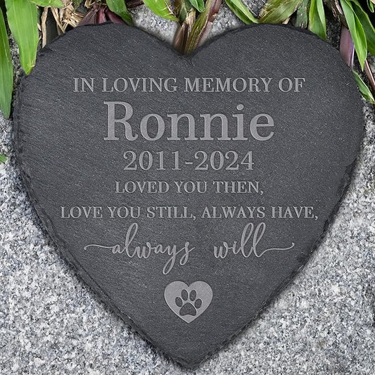 Pet Memorial Gifts, Pet Memorial Stone, Dog Memorial Stone, Dog Memorial Gifts for Loss of Dog, Cat Memorial Gifts, Pet Loss Gifts, Loss of Dog Sympathy Gift, In Memory of Pet - Love You Still