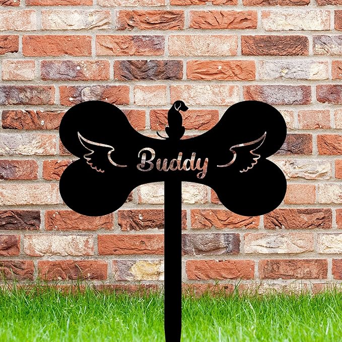 Custom Dog Grave Markers Personalized Dog Memorial Grave Stake Dog Memorial Marker Pet Grave Markers Pet Sympathy Gift