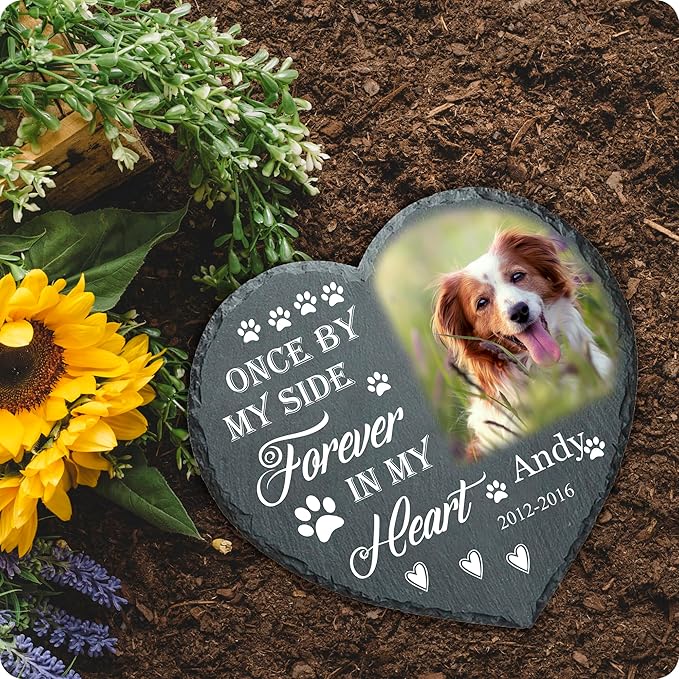 Memorial Gifts for Loss of Dog Custom Dog Memorial Stone, Pet Memorial Gifts, Pet Memorial Stones, Cemetery Decorations for Graves, Cat Memorial Gifts