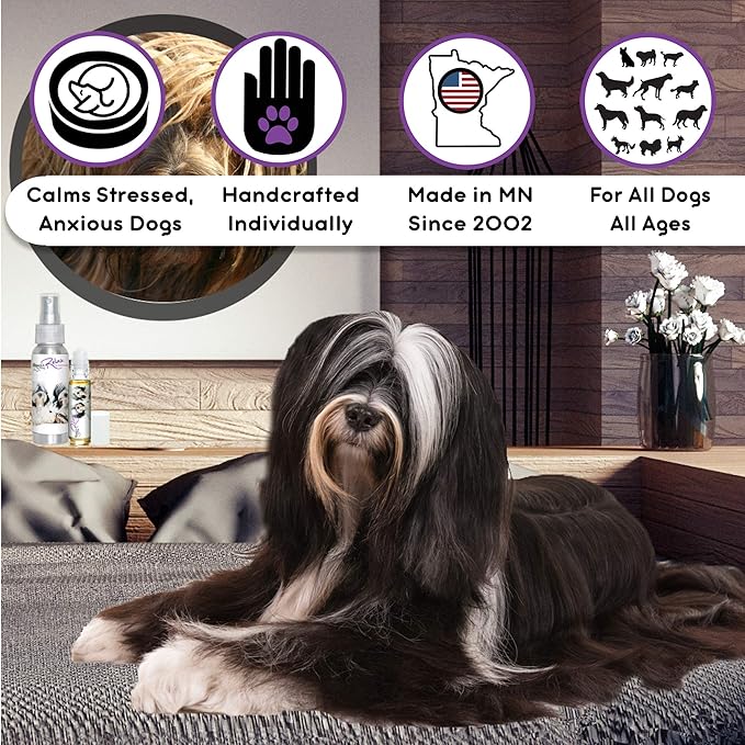 The Blissful Dog Tibetan Terrier Relax Dog Aromatherapy, 0.45-Ounce Roll-On