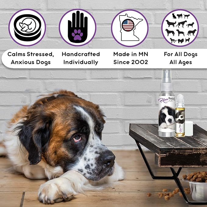 The Blissful Dog St. Bernard Relax Dog Aromatherapy Spray for Your Dog's Anxiety