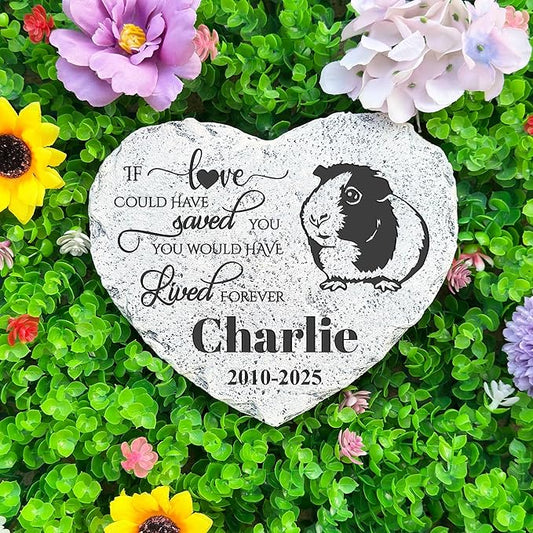 Personalized Dog Memorial Stone, Loss Gifts for Pet, Garden Stone, Pet Loss Gifts Cat Memorial Gifts, Cemetery Decorations, Grave Stone (Guinea Pig)