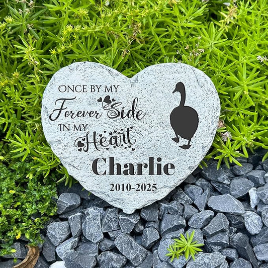 Personalized Dog Memorial Stone, Loss Gifts for Pet, Garden Stone, Pet Loss Gifts Cat Memorial Gifts, Cemetery Decorations, Grave Stone (Duck)