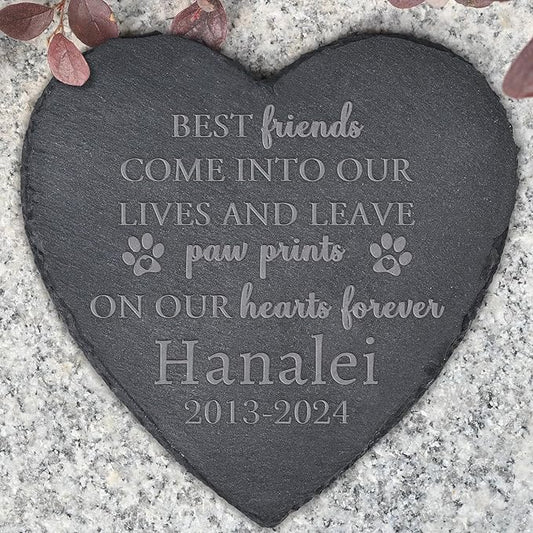 Dog Memorial Gifts for Loss of Dog, Dog Memorial Stone, Pet Memorial Gifts, Pet Memorial Stone, Pet Loss Sympathy Gift, Cat Memorial Gifts, Dog Bereavement Gifts - Best Friends