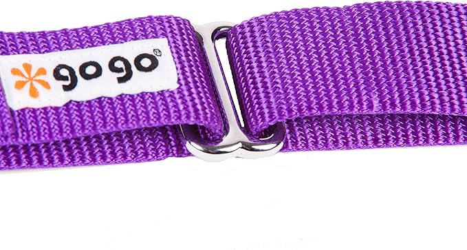 GOGO Pet Products 3/4-Inch Martingale Dog Collar, Medium, Purple