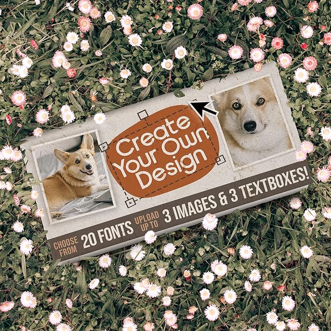 Personalized Pet Memorial Stones, 6x12 Create Your Own Pet Grave Markers as Keepsake or Pet Remembrance, Pet Loss Gifts for Bereaved Pet Owners, DIY Personalized Pet Memorial Limestone (A. Design 1)