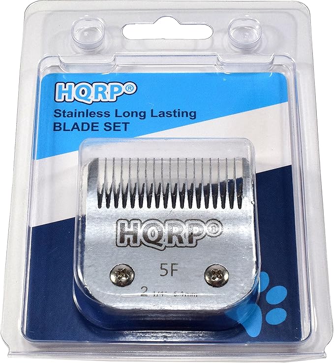 HQRP Animal Clipper Blade Compatible with Oster Size-5FC CryogenX Professional Pet Grooming Coaster
