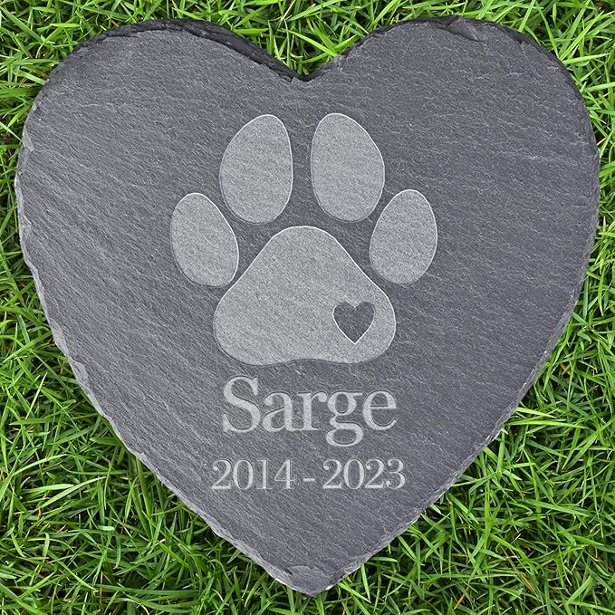 Pet Memorial Stones for Loss of Dog, Personalized Pet Memorial Gifts, Dog Sympathy Gifts, Loss of Cat Remembrance Gifts, Personalized Pet Headstone, Pet Grave Markers