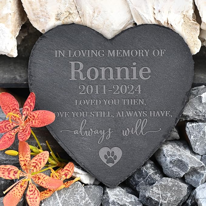 Pet Memorial Gifts, Pet Memorial Stone, Dog Memorial Stone, Dog Memorial Gifts for Loss of Dog, Cat Memorial Gifts, Pet Loss Gifts, Loss of Dog Sympathy Gift, In Memory of Pet - Love You Still