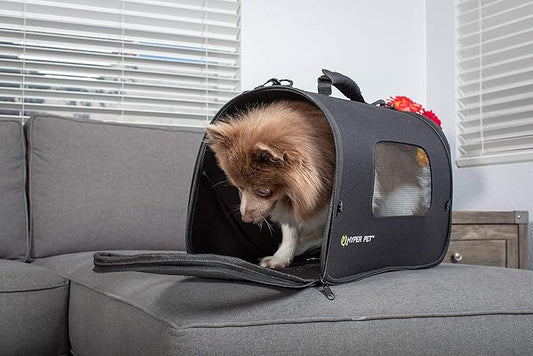 Hyper Pet Soft-Sided Travel Bag Dog Carrier (Collapsible Dog Carrying Bag - Available in Small and Medium Sizes)