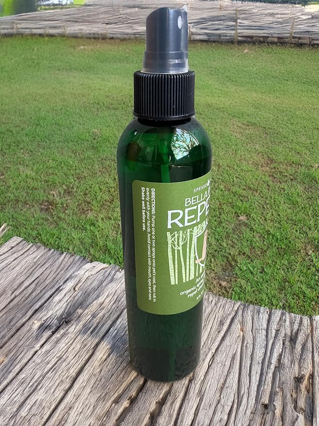 Repello Flea and Tick Spray for Dogs - Gentle & Effective Against Mosquitoes, Ticks, and Fleas - Made with Pure Organic Essential Oils