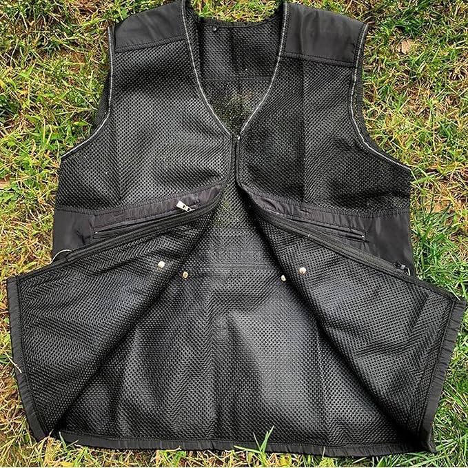 Dog Training Vest for Handlers Breathable Dog Trainer Vest for Agility Obedience Training Handler Dog Trainer Outdoor Backpacking, Black, XXL