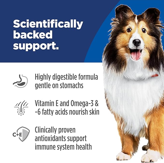 Hill's Science Diet Adult Sensitive Stomach & Sensitive Skin Dry Dog Food, Salmon, 12 lb. Bag