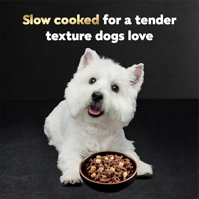 Cesar Home Delights Adult Wet Dog Food, Slow Cooked Chicken & Vegetables Dinner in Sauce and Beef Stew Variety Pack, Wet Food for Dogs, 3.5 oz Tray, 12 Count (Pack of 2)