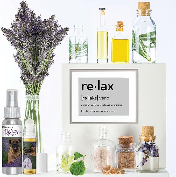 The Blissful Dog Bullmastiff Relax Dog Aromatherapy Spray for Your Dog's Anxiety