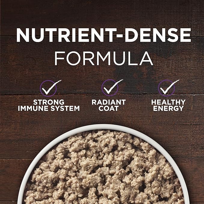 Purina ONE Wet Dog Food True Instinct Classic Ground Grain-Free Formula With Real Beef and Bison High Protein Dog Food - (Pack of 12) 13 oz. Cans