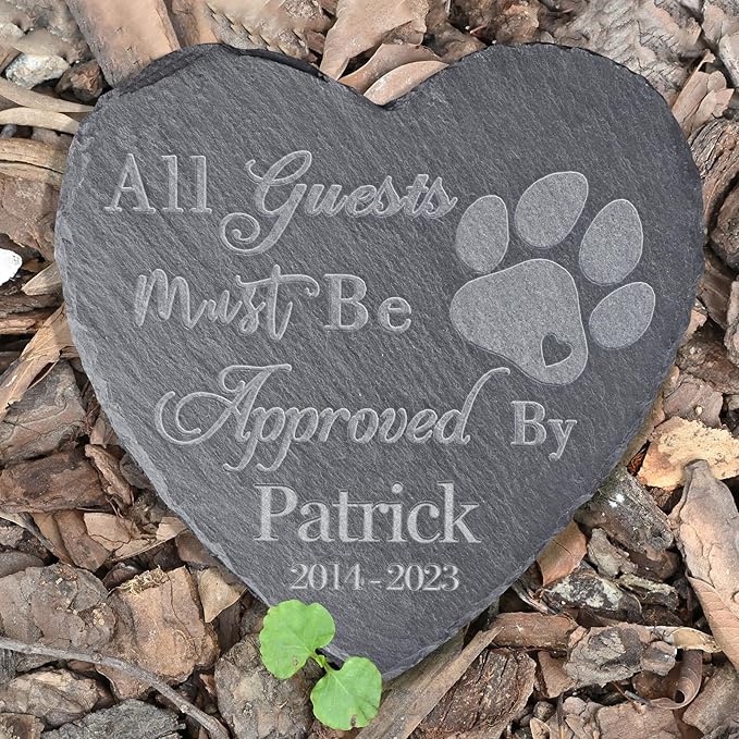 Pet Memorial Gifts for Loss of Dog, Personalized Dog Tombstone, Dog Headstone, Pet Memorial Stone, Pet Sympathy Remembrance Gifts, Personalized Loss of Pet Gifts, Passed Away Dog Gifts