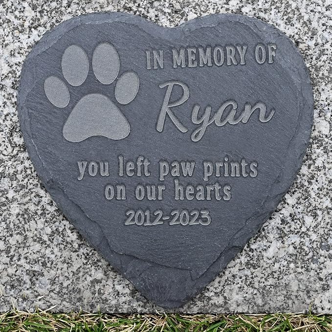 Pet Memorial Gifts, Personalized Pet Memorial Stones, Sympathy Gifts for Loss of Pet Dog, Pet Loss Gifts, Dog Remembrance Gift, Bereavement Gifts for Loss of Pet, in Memory of Cat
