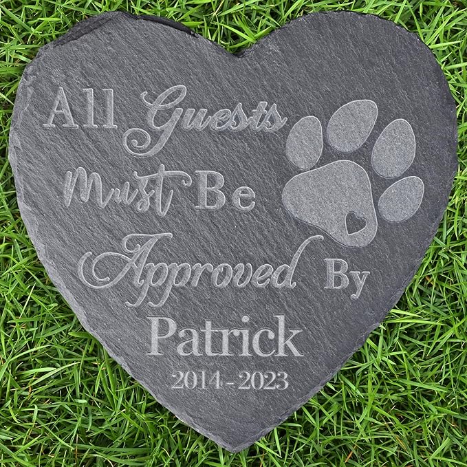 Pet Memorial Gifts for Loss of Dog, Personalized Dog Tombstone, Dog Headstone, Pet Memorial Stone, Pet Sympathy Remembrance Gifts, Personalized Loss of Pet Gifts, Passed Away Dog Gifts
