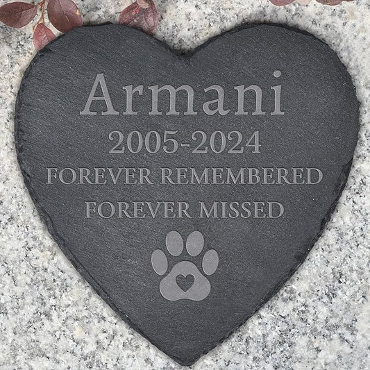 Dog Memorial Gifts for Loss of Dog, Dog Memorial Stone, Pet Memorial Gifts, Pet Memorial Stone, Pet Loss Sympathy Gift, Cat Memorial Gifts, Dog Bereavement Gifts - Forever Remembered
