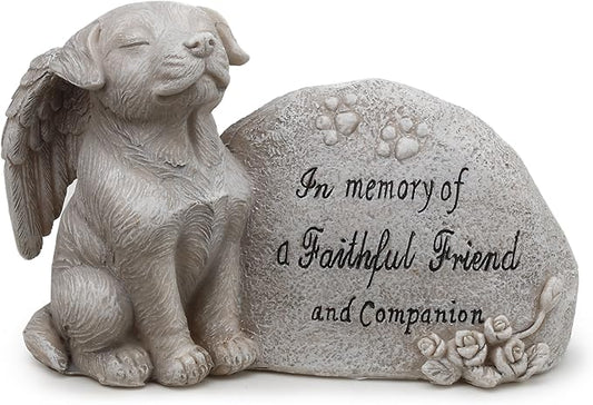 Napco Small Dog Memorial Stone by Napco Garden
