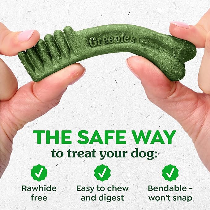 Greenies Veterinarian-Recommended Adult Natural Dental Dog Treats Teenie Size, Dog Dental Chews, Original Flavor, 54 oz. Pack, 192 Count