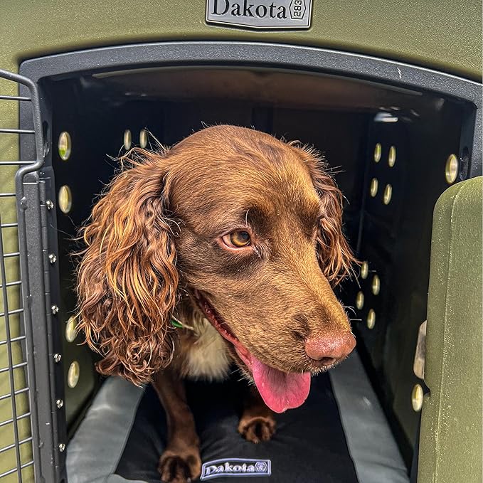 dakota283 Dakota 283 Medium Kennel -Frame Door- Olive