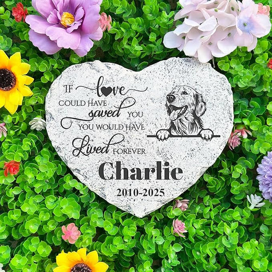 Personalized Dog Memorial Stone, Loss Gifts for Pet, Garden Stone, Pet Loss Gifts Cat Memorial Gifts, Cemetery Decorations, Grave Stone (Dog)