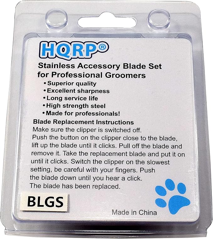 HQRP Animal Clipper Blade Compatible with Oster Size-5FC CryogenX Professional Pet Grooming Coaster