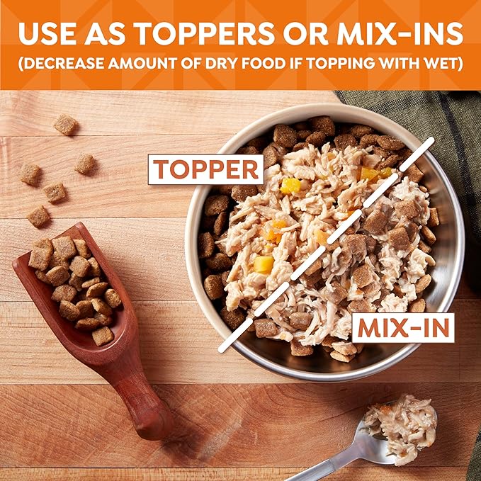 Nature's Recipe Grain Free ChickenRecipe, Chicken & VenisonRecipe and Chicken & Duck Recipe in Savory Broth Variety Pack Wet Dog Food, 2.75 oz. Cups,(Pack of 48)