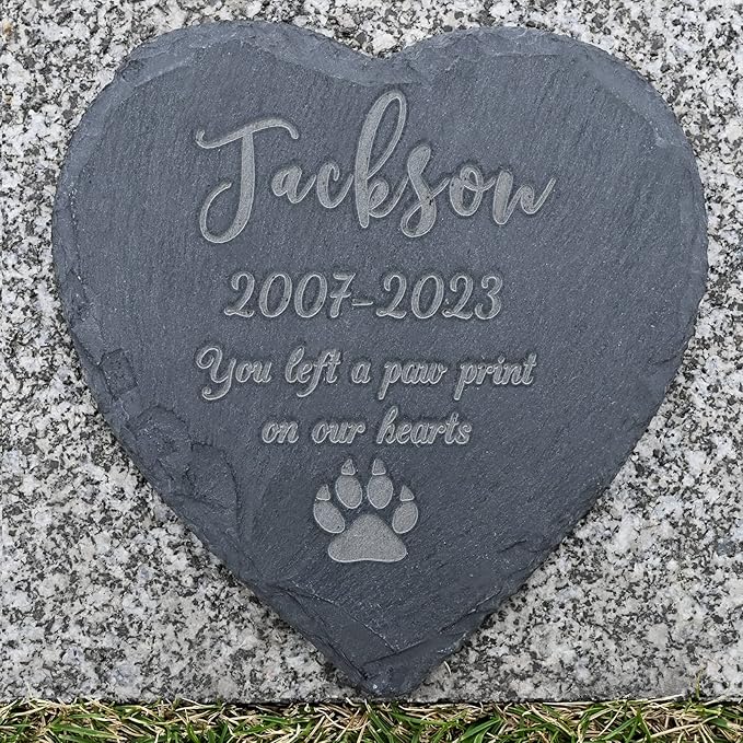 Pet Memorial Gifts, Personalized Memorial Stone for Pet, Sympathy Gift for Loss of Dog, Pet Loss Gifts, Dog Remembrance Gift, Bereavement Gifts for Loss of Pet, in Memory of Pet Gifts